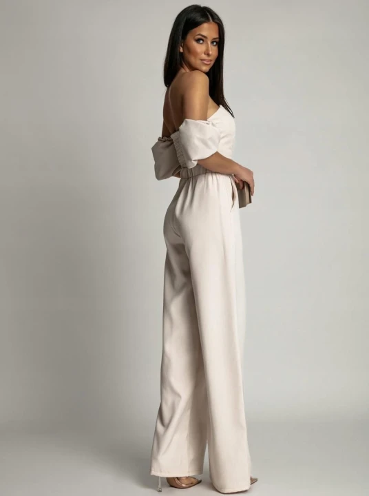 BEZOWY-STYLOWY-KOMPLET-SET-DAMSKI-SZEROKIE-SPODNIE-KROTSZY-TOP-Z-BUFKAMI-Rozmiar-S-M.jpeg